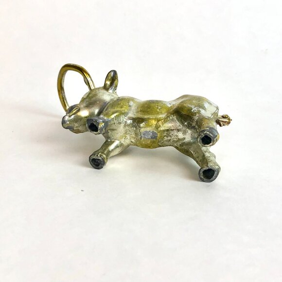 Vintage 1950s Bull Bottle Opener MCM Comical Design Metal Barware - Picture 7 of 7